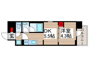 グランカーサ町屋II【6階】の間取り