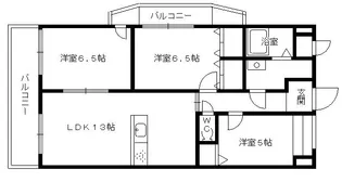 福岡県久留米市東合川5【マンション】の間取り