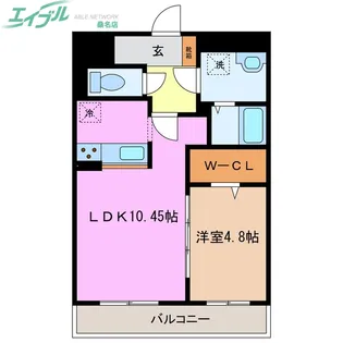 フェリーチェ【1階】の間取り