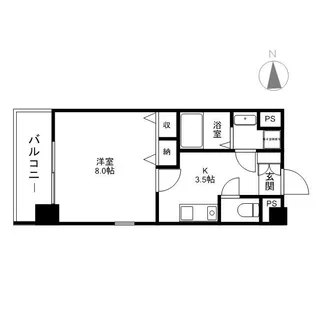 アーバンタワー長野【6階】の間取り