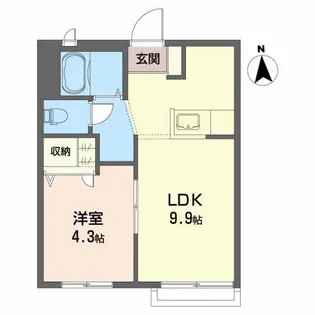 プリム・ローズ【2階】の間取り