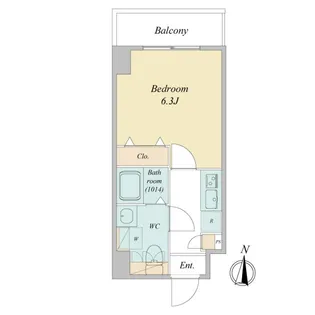 埼玉県川口市芝新町【マンション】の間取り