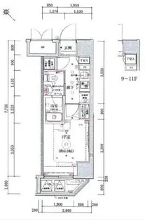 リヴシティ横濱関内【4階】の間取り