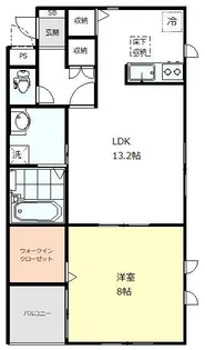 ブリッジサイド【1階】の間取り