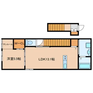 ドリー南栄【2階】の間取り