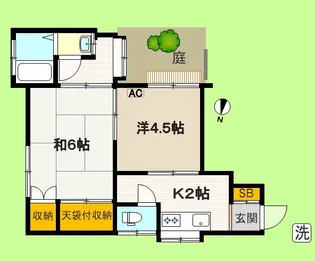 さつき荘【1階】の間取り