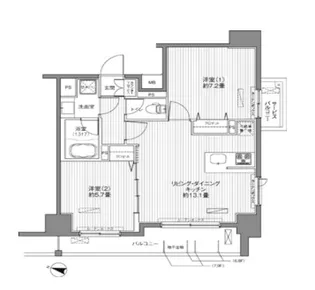センテニアル王子神谷【7階】の間取り