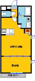 ラミューズ宮みらい【5階】の間取り