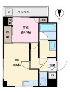 オリオンマンション【5階】の間取り