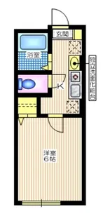 神奈川県横浜市西区浅間台【アパート】の間取り