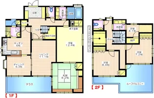 神奈川県逗子市久木8【一戸建】の間取り