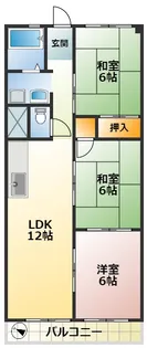 エクセル舞子【7階】の間取り