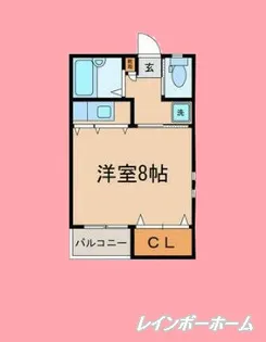 イーストヤマカ【1階】の間取り