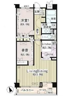 Park Residence戸越公園【3階】の間取り