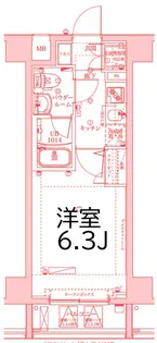 SQUARE CITY YOKOHAMA YAMATE【5階】の間取り