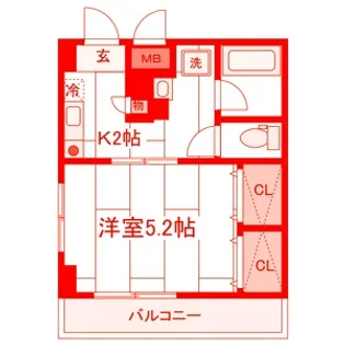 アメニティーヒルズ【1階】の間取り