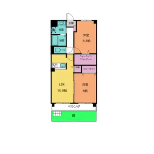 フォーシーズンI【1階】の間取り