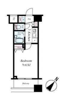 東京都墨田区向島2【マンション】の間取り