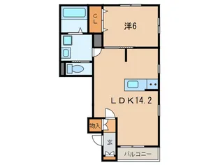 Bagus Meijo Park【1階】の間取り