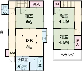 東京都練馬区田柄3【一戸建】の間取り