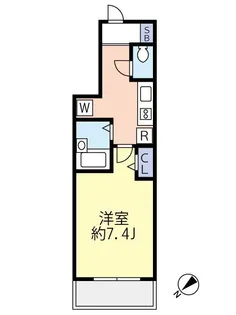 グランヴァン駒込染井【2階】の間取り