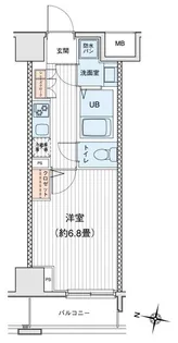 BPRレジデンス町田【15階】の間取り
