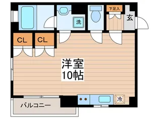 メイプル南烏山【2階】の間取り
