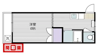 東京都豊島区長崎1【アパート】の間取り