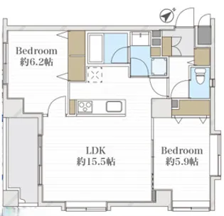 ドマーニ田端【2階】の間取り