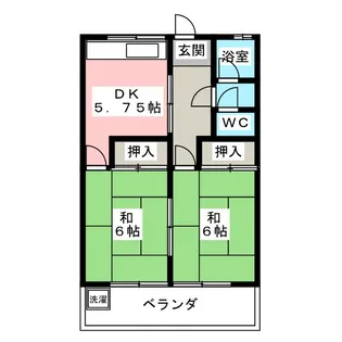 大海ハイツ【3階】の間取り