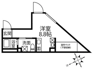 Elysion門前仲町【4階】の間取り