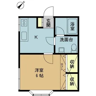 ベルシオン新潟I【1階】の間取り
