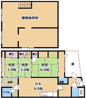 滋賀県大津市逢坂1【一戸建】の間取り