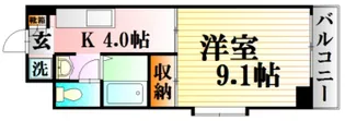 グランヴェルジェ中須II【2階】の間取り