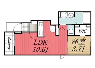 千葉県市原市根田4【アパート】の間取り