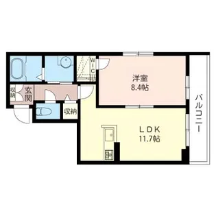 エストレーラM【2階】の間取り