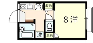 ホワイトハウス【1階】の間取り