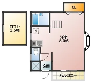 レジデンス南長崎II【1階】の間取り