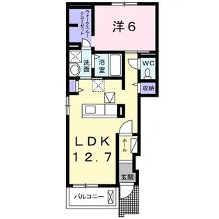 アメイズ ヒル【1階】の間取り