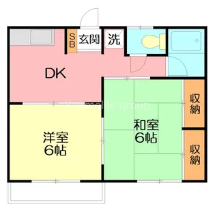 コーポラス山口【2階】の間取り