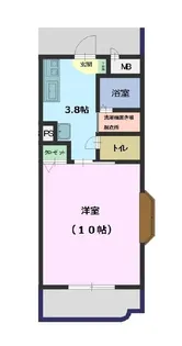 マイネスト【2階】の間取り