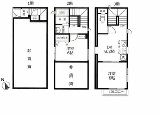 東京都世田谷区豪徳寺1【アパート】の間取り