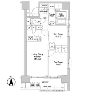 コンフォリア秋葉原EAST【5階】の間取り