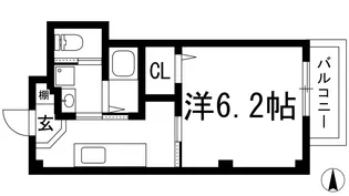 中央日進ビル【3階】の間取り