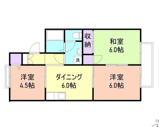 セジュール城I【2階】の間取り