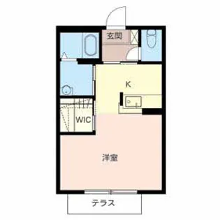 クラージュ【1階】の間取り