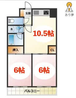 グランドール東寺尾【4階】の間取り