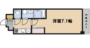 オーキッドレジデンス新大阪【6階】の間取り