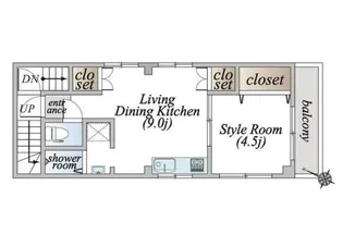 バディ88【3階】の間取り