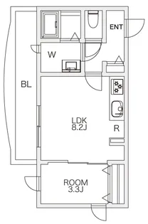 グランシエルウエスト【2階】の間取り